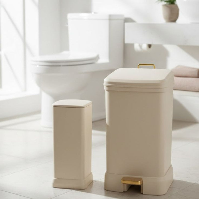 Edge Clean Rectangle Dustbin & Brush Set
