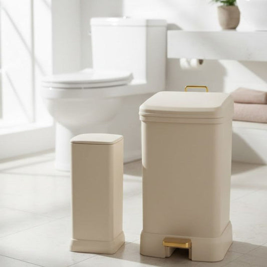 Edge Clean Rectangle Dustbin & Brush Set