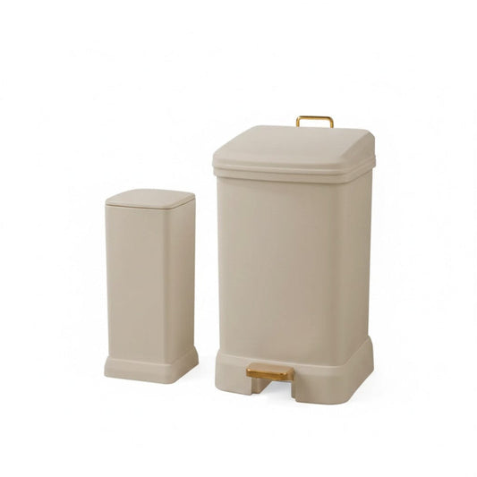 Edge Clean Rectangle Dustbin & Brush Set