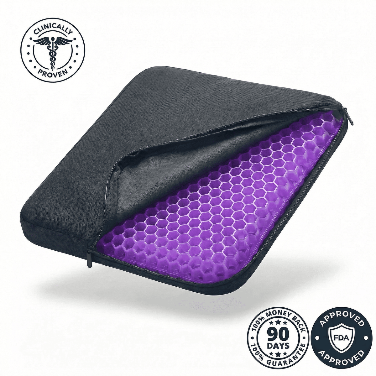 CoolPro - Ergonomic Cooling Gel Seat Cushion