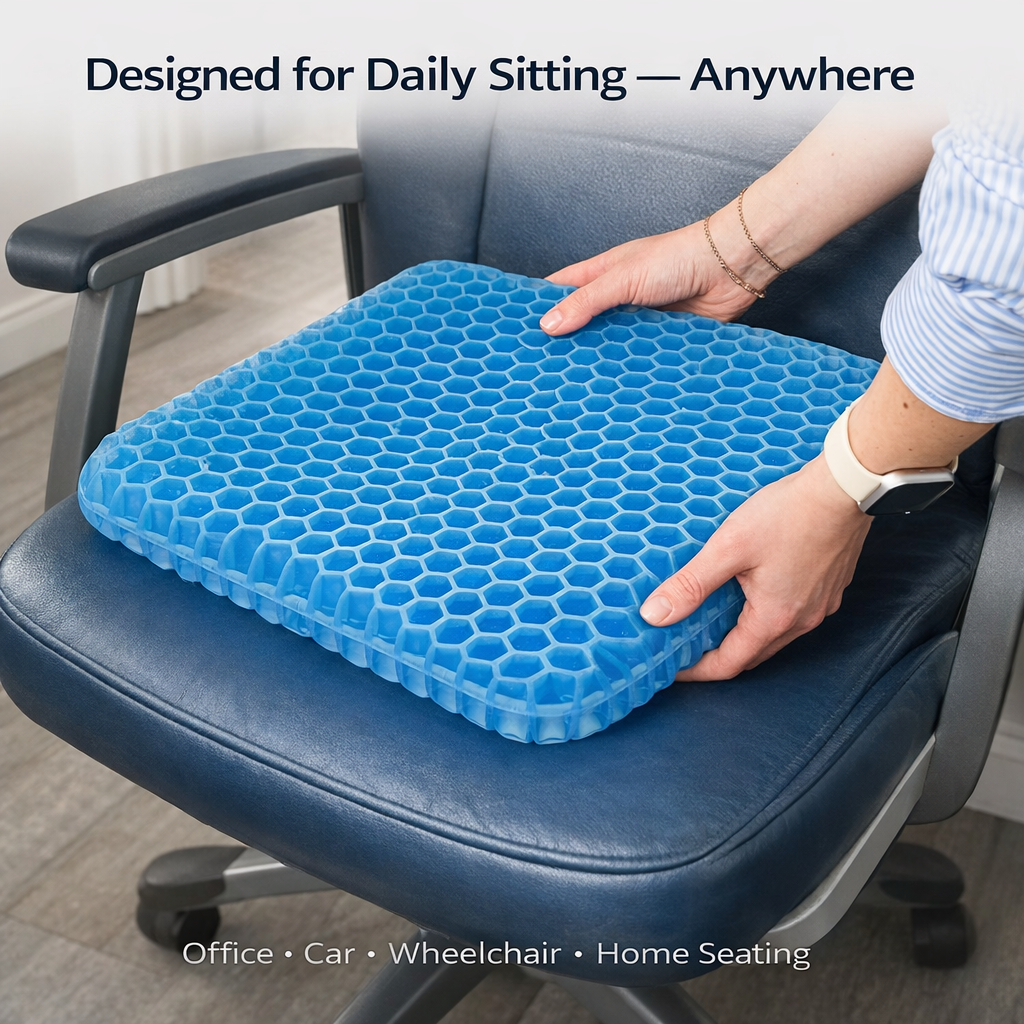 CoolPro - Ergonomic Cooling Gel Seat Cushion