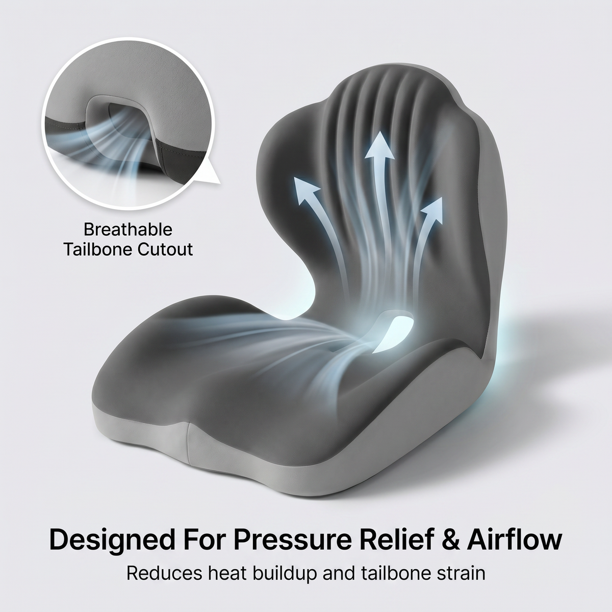 PosturePro - Ergonomic Back Support Seat Cushion